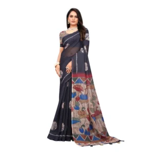 PID-62441-Generic-Women-s-Linen-Printed-Saree-With-Unstitched-Blouse-5-5-Mtr-Black-1-1000x1000-1.webp Generic Women's Linen Printed Saree With Unstitched Blouse 5.5Mtr (Black)