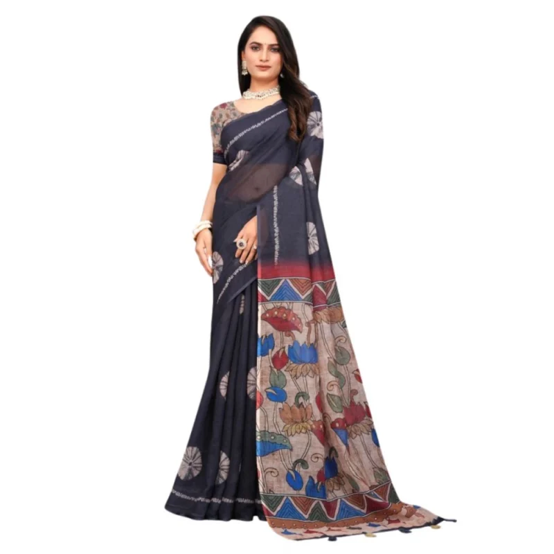 PID-62441-Generic-Women-s-Linen-Printed-Saree-With-Unstitched-Blouse-5-5-Mtr-Black-1-1000x1000-2.webp Generic Women's Linen Printed Saree With Unstitched Blouse 5.5Mtr (Black)