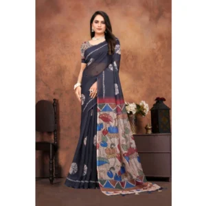 PID-62441-Generic-Women-s-Linen-Printed-Saree-With-Unstitched-Blouse-5-5-Mtr-Black-2-1000x1000-1.webp Generic Women's Linen Printed Saree With Unstitched Blouse 5.5Mtr (Black)