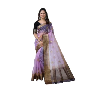 PID-63038-Generic-Women-s-Orgenza-jacquard-Embellished-Saree-With-Unstitched-Blouse-5-5-Mtr-Purple-1-1000x1000-1.webp Generic Women's Organza jacquard Embellished Saree With Unstitched Blouse 5.5Mtr (Purple)
