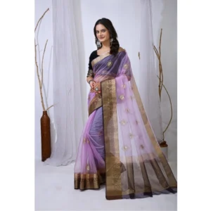 PID-63038-Generic-Women-s-Orgenza-jacquard-Embellished-Saree-With-Unstitched-Blouse-5-5-Mtr-Purple-3-1000x1000-1.webp Generic Women's Organza jacquard Embellished Saree With Unstitched Blouse 5.5Mtr (Purple)
