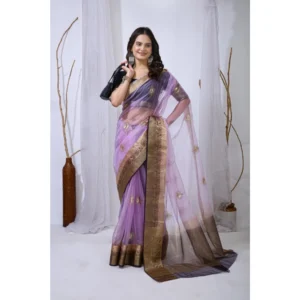 PID-63038-Generic-Women-s-Orgenza-jacquard-Embellished-Saree-With-Unstitched-Blouse-5-5-Mtr-Purple-4-1000x1000-1.webp Generic Women's Organza jacquard Embellished Saree With Unstitched Blouse 5.5Mtr (Purple)