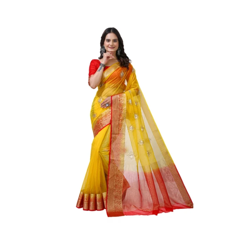 PID-63039-Generic-Women-s-Orgenza-jacquard-Embellished-Saree-With-Unstitched-Blouse-5-5-Mtr-Yellow-1-1000x1000-1.webp Generic Women's Organza jacquard Embellished Saree With Unstitched Blouse 5.5Mtr (Yellow)