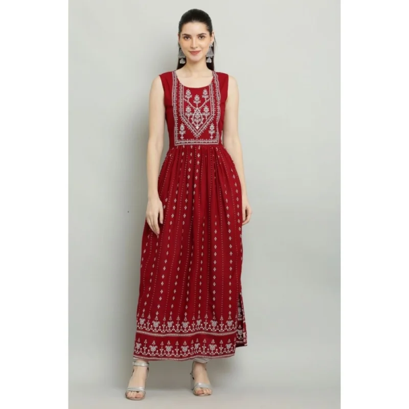 PID-63372-Women-s-Casual-Rayon-3-4th-Sleeves-Kurti-Maroon-4-1000x1000-1.webp Generic Women's Casual Rayon Sleeveless Kurti (Maroon)