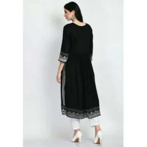 PID-63379-Women-s-Casual-Rayon-3-4th-Sleeves-Dress-Black-2-1000x1000-1.webp Generic Women's Casual Rayon 3-4th Sleeves Kurti (Black)