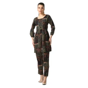 PID-63384-Women-s-Casual-Crepe-3-4th-Sleeves-Cord-Set-Black-1-1000x1000-1.webp Generic Women's Casual Crepe 3-4th Sleeves Cord Set (Black)