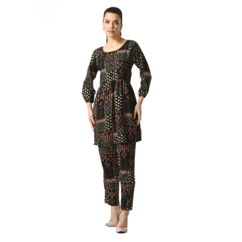 PID-63384-Women-s-Casual-Crepe-3-4th-Sleeves-Cord-Set-Black-1-1000x1000-1.webp Generic Women's Casual Crepe 3-4th Sleeves Cord Set (Black)