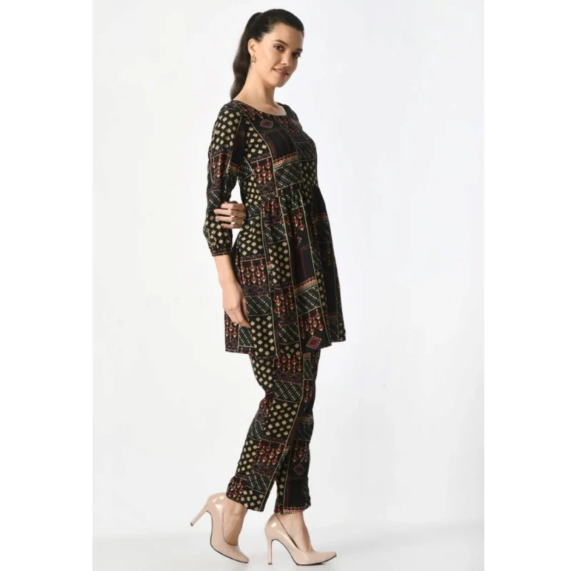 PID-63384-Women-s-Casual-Crepe-3-4th-Sleeves-Cord-Set-Black-4-1000x1000-1.webp Generic Women's Casual Crepe 3-4th Sleeves Cord Set (Black)