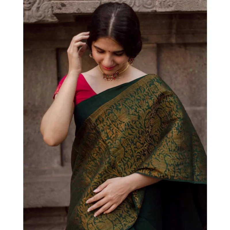 PID-63557-Women-s-Soft-Lichi-Silk-Printed-Saree-With-Unstitched-Blouse-5-5-Mtr-Green-1-1000x1000-1.webp Generic Women's Soft Lichi Silk Printed Saree With Unstitched Blouse 5.5Mtr (Green)