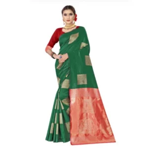 PID-63559-Women-s-Soft-Lichi-Silk-Printed-Saree-With-Unstitched-Blouse-5-5-Mtr-Green-1-1000x1000-1.webp Generic Women's Soft Lichi Silk Printed Saree With Unstitched Blouse 5.5Mtr (Green)