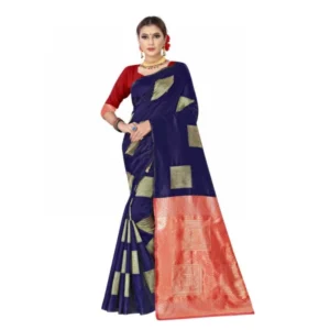 PID-63560-Women-s-Soft-Lichi-Silk-Printed-Saree-With-Unstitched-Blouse-5-5-Mtr-Blue-1-1000x1000-1.webp Generic Women's Soft Lichi Silk Printed Saree With Unstitched Blouse 5.5Mtr (Blue)