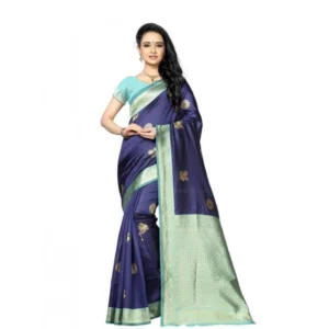 PID-63564-Women-s-Soft-Lichi-Silk-Printed-Saree-With-Unstitched-Blouse-5-5-Mtr-Navy-Blue-1-1000x1000-1.webp Generic Women's Soft Lichi Silk Printed Saree With Unstitched Blouse 5.5Mtr (Navy Blue)