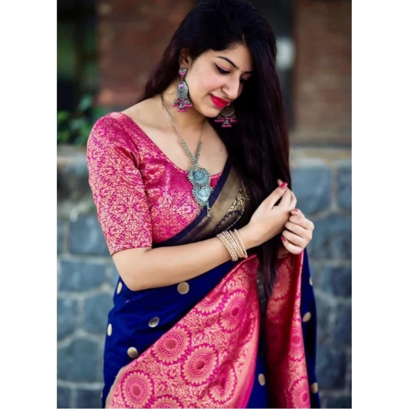 PID-63565-Women-s-Soft-Lichi-Silk-Printed-Saree-With-Unstitched-Blouse-5-5-Mtr-Blue-2-1000x1000-2.webp Generic Women's Soft Lichi Silk Printed Saree With Unstitched Blouse 5.5Mtr (Blue)