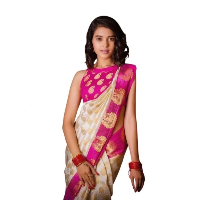 PID-63566-Women-s-Soft-Lichi-Silk-Printed-Saree-With-Unstitched-Blouse-5-5-Mtr-White-1-1000x1000-1.webp Generic Women's Soft Lichi Silk Printed Saree With Unstitched Blouse 5.5Mtr (White)