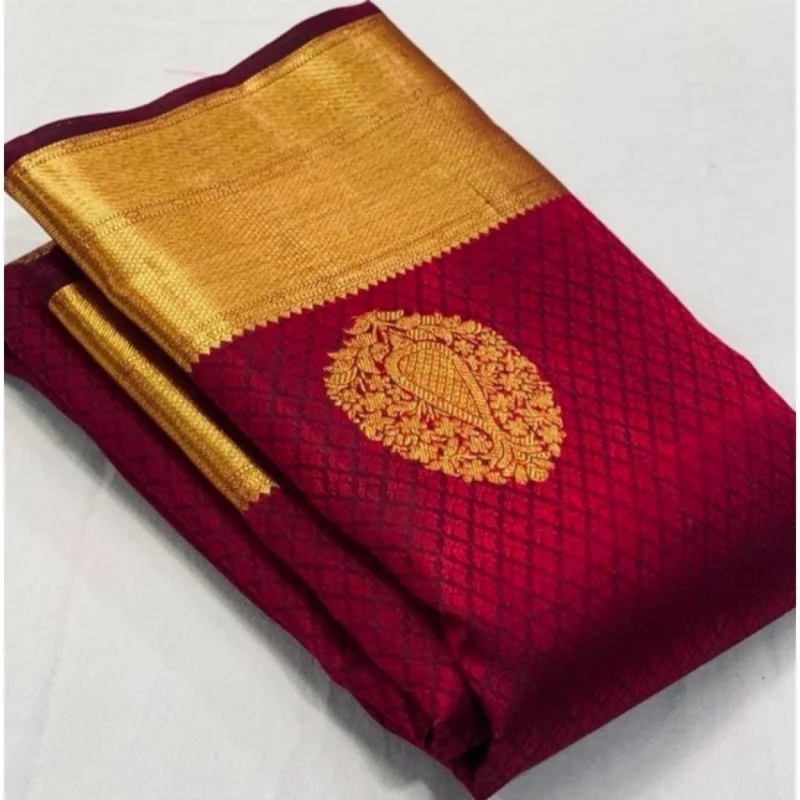 PID-63582-Women-s-Soft-Lichi-Silk-Printed-Saree-With-Unstitched-Blouse-5-5-Mtr-Maroon-1-1000x1000-1.webp Generic Women's Soft Lichi Silk Printed Saree With Unstitched Blouse 5.5Mtr (Maroon)