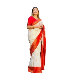 PID-63591-Women-s-Soft-Lichi-Silk-Printed-Saree-With-Unstitched-Blouse-5-5-Mtr-White-1-1000x1000-1.webp Generic Women's Soft Lichi Silk Printed Saree With Unstitched Blouse 5.5Mtr (White)