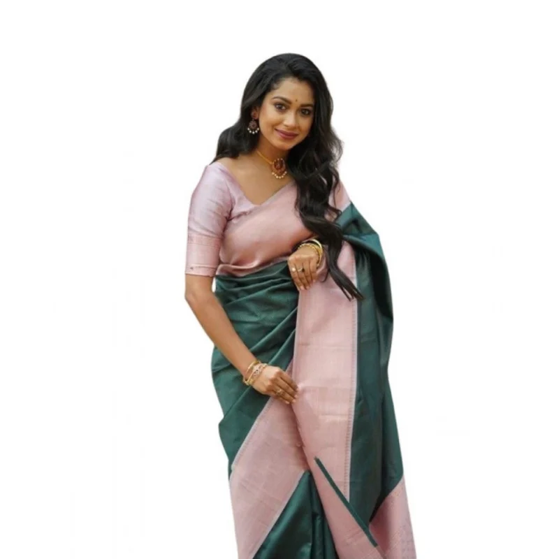 PID-63619-Women-s-Soft-Lichi-Silk-Printed-Saree-With-Unstitched-Blouse-5-5-Mtr-Green-1-1000x1000-1.webp Generic Women's Soft Lichi Silk Printed Saree With Unstitched Blouse 5.5Mtr (Green)