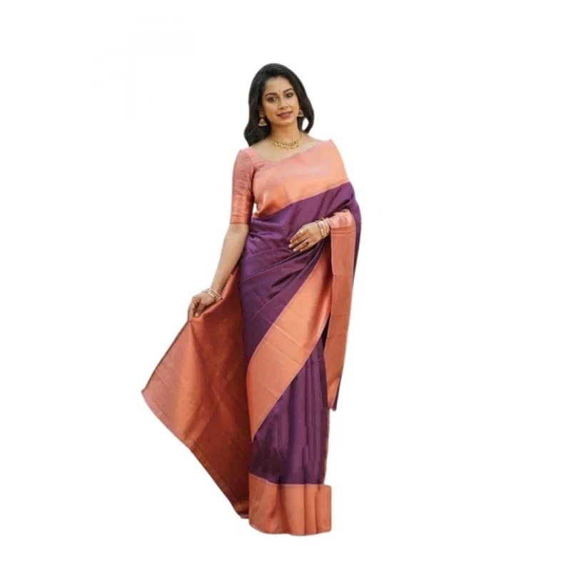 PID-63620-Women-s-Soft-Lichi-Silk-Printed-Saree-With-Unstitched-Blouse-5-5-Mtr-Purple-1-1000x1000-1.webp Generic Women's Soft Lichi Silk Printed Saree With Unstitched Blouse 5.5Mtr (Purple)