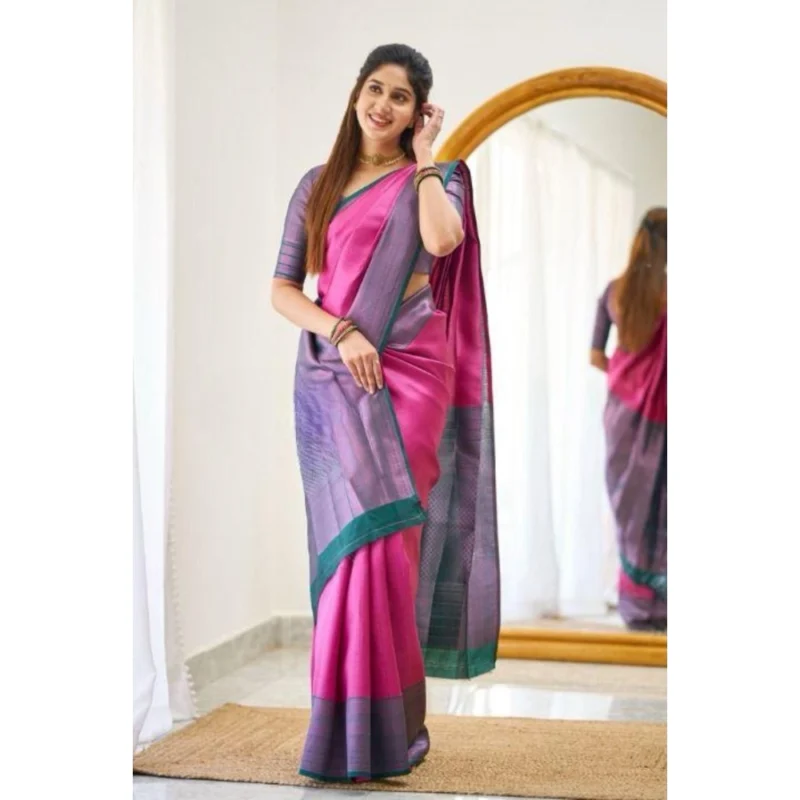 PID-63632-Women-s-Soft-Lichi-Silk-Printed-Saree-With-Unstitched-Blouse-5-5-Mtr-Pink-2-1000x1000-1.webp Generic Women's Soft Lichi Silk Printed Saree With Unstitched Blouse 5.5Mtr (Pink)