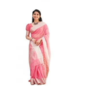PID-63640-Women-s-Soft-Lichi-Silk-Printed-Saree-With-Unstitched-Blouse-5-5-Mtr-Pink-1-1000x1000-1.webp Generic Women's Soft Lichi Silk Printed Saree With Unstitched Blouse 5.5Mtr (Pink)
