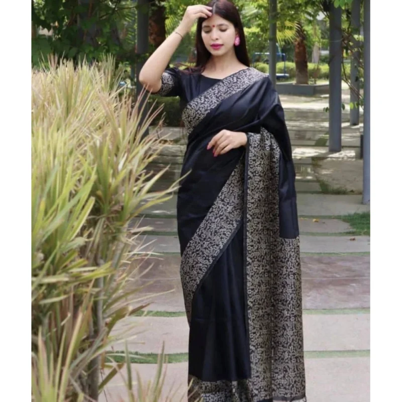 PID-63665-Women-s-Soft-Lichi-Silk-Printed-Saree-With-Unstitched-Blouse-5-5-Mtr-Black-1-1000x1000-1.webp Generic Women's Soft Lichi Silk Printed Saree With Unstitched Blouse 5.5Mtr (Black)