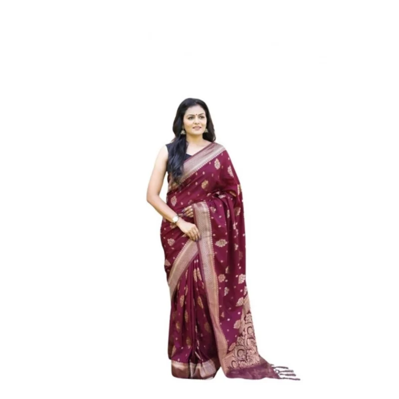 PID-63666-Women-s-Soft-Lichi-Silk-Printed-Saree-With-Unstitched-Blouse-5-5-Mtr-Wine-1-1000x1000-1.webp Generic Women's Soft Lichi Silk Printed Saree With Unstitched Blouse 5.5Mtr (Wine)