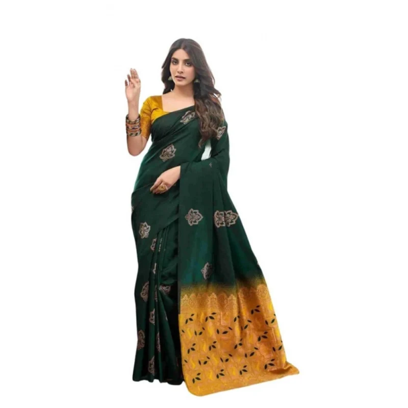 PID-63677-Women-s-Soft-Lichi-Silk-Printed-Saree-With-Unstitched-Blouse-5-5-Mtr-Green-1-1000x1000-1.webp Generic Women's Soft Lichi Silk Printed Saree With Unstitched Blouse 5.5Mtr (Green)