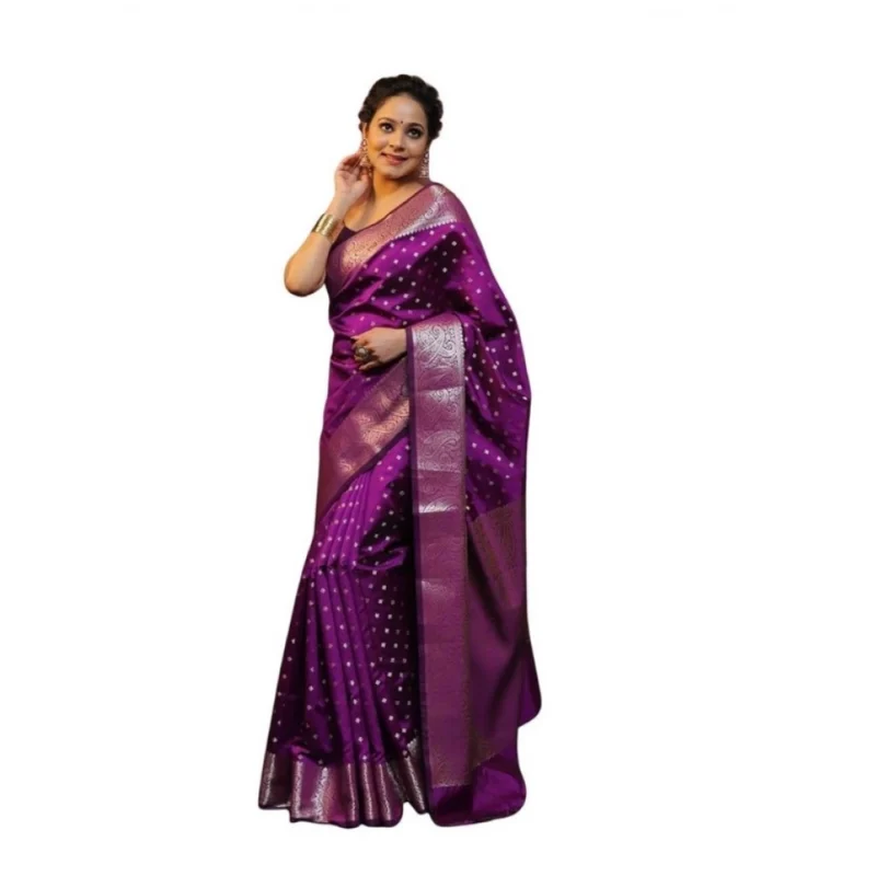PID-63679-Women-s-Soft-Lichi-Silk-Printed-Saree-With-Unstitched-Blouse-5-5-Mtr-Purple-1-1000x1000-1.webp Generic Women's Soft Lichi Silk Printed Saree With Unstitched Blouse 5.5Mtr (Purple)