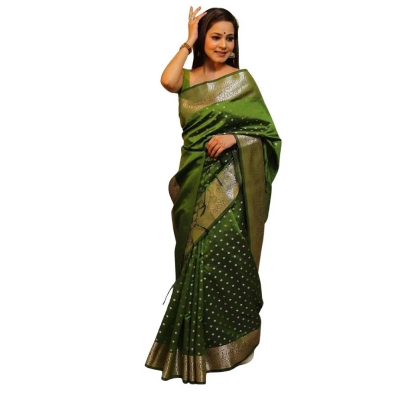 PID-63680-Women-s-Soft-Lichi-Silk-Printed-Saree-With-Unstitched-Blouse-5-5-Mtr-Green-1-1000x1000-1.webp Generic Women's Soft Lichi Silk Printed Saree With Unstitched Blouse 5.5Mtr (Green)
