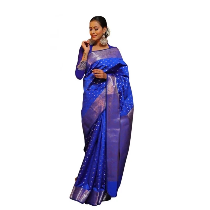 PID-63681-Women-s-Soft-Lichi-Silk-Printed-Saree-With-Unstitched-Blouse-5-5-Mtr-Blue-1-1000x1000-1.webp Generic Women's Soft Lichi Silk Printed Saree With Unstitched Blouse 5.5Mtr (Blue)