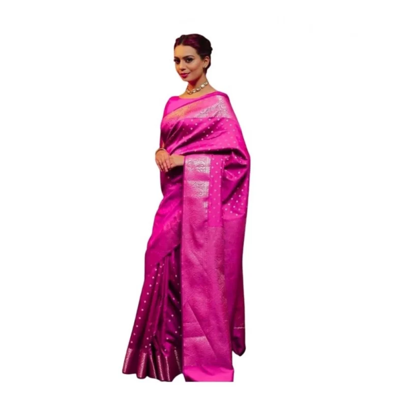 PID-63683-Women-s-Soft-Lichi-Silk-Printed-Saree-With-Unstitched-Blouse-5-5-Mtr-Pink-1-1000x1000-1.webp Generic Women's Soft Lichi Silk Printed Saree With Unstitched Blouse 5.5Mtr (Pink)