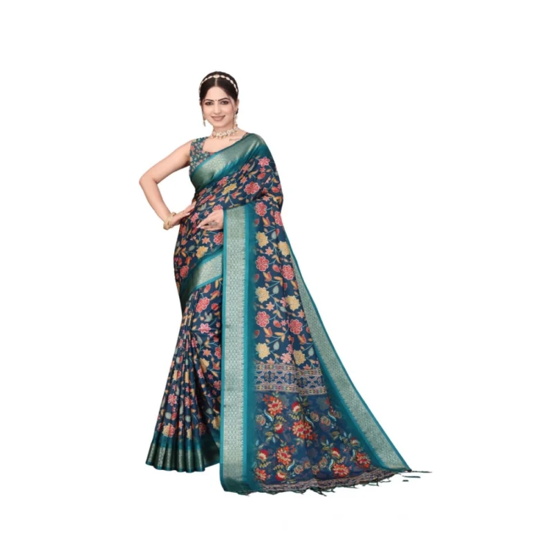 PID-63889-Women-s-Cotton-Silk-Printed-Saree-With-Unstitched-Blouse-5-5-Mtr-Blue-1-1000x1000-1.webp Generic Women's Cotton Silk Printed Saree With Unstitched Blouse 5.5Mtr (Blue)
