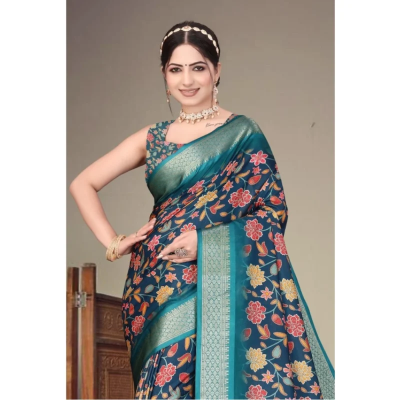 PID-63889-Women-s-Cotton-Silk-Printed-Saree-With-Unstitched-Blouse-5-5-Mtr-Blue-4-1000x1000-1.webp Generic Women's Cotton Silk Printed Saree With Unstitched Blouse 5.5Mtr (Blue)