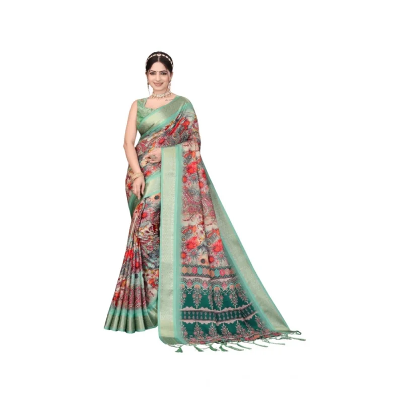 PID-63891-Women-s-Cotton-Silk-Printed-Saree-With-Unstitched-Blouse-5-5-Mtr-Light-Green-1-1000x1000-1.webp Generic Women's Cotton Silk Printed Saree With Unstitched Blouse 5.5Mtr (Light Green)