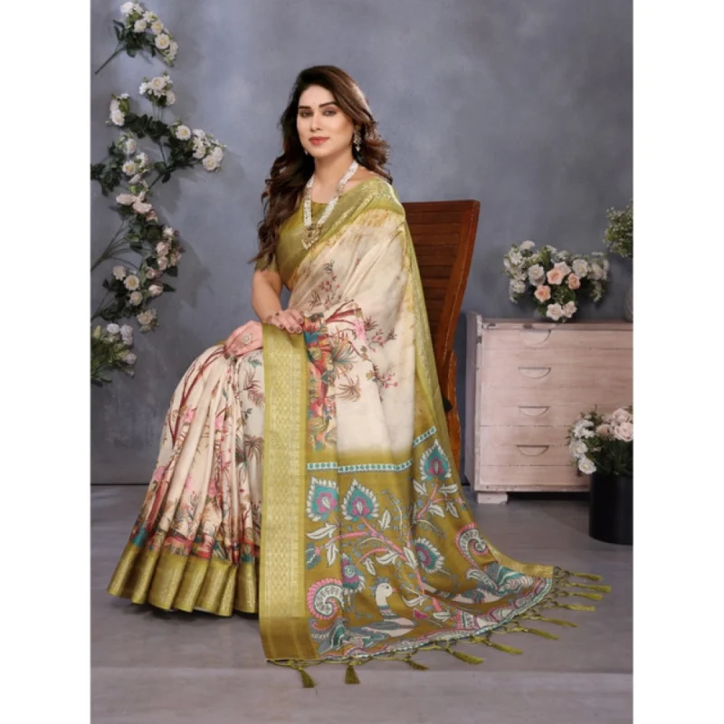 PID-63899-Women-s-Cotton-Silk-Printed-Saree-With-Unstitched-Blouse-5-5-Mtr-Olive-Green-4-1000x1000-1.webp Generic Women's Cotton Silk Printed Saree With Unstitched Blouse 5.5Mtr (Olive Green)