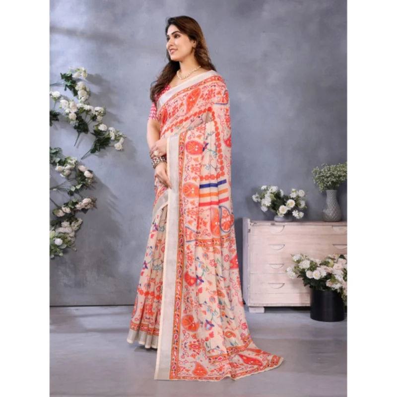 PID-63902-Women-s-Linen-Cotton-Printed-Saree-With-Unstitched-Blouse-5-5-Mtr-Orange-4-1000x1000-1.webp Generic Women's Linen Cotton Printed Saree With Unstitched Blouse 5.5Mtr (Orange )