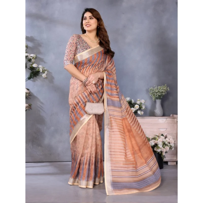 PID-63906-Women-s-Linen-Cotton-Printed-Saree-With-Unstitched-Blouse-5-5-Mtr-Brown-4-1000x1000-1.webp Generic Women's Linen Cotton Printed Saree With Unstitched Blouse 5.5Mtr (Brown)