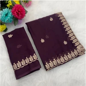 PID-64681-Women-s-Geogette-Embroidered-Saree-With-Unstitched-Blouse-5-5-Mtr-Wine-1-1000x1000-1.webp Generic Women's Georgette Embroidered Saree With Unstitched Blouse 5.5Mtr (Wine)