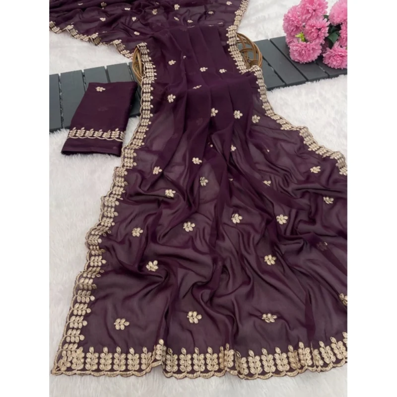 PID-64681-Women-s-Geogette-Embroidered-Saree-With-Unstitched-Blouse-5-5-Mtr-Wine-2-1000x1000-1.webp Generic Women's Georgette Embroidered Saree With Unstitched Blouse 5.5Mtr (Wine)