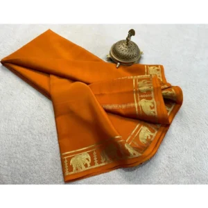 PID-64849-Women-s-Crape-Chit-Pallu-Solid-Saree-With-Unstitched-Blouse-5-5-Mtr-Orange-2-1000x1000-1.webp Generic Women's Crepe Chit Pallu Solid Saree With Unstitched Blouse 5.5Mtr (Orange)
