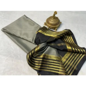 PID-64857-Women-s-Crape-Chit-Pallu-Solid-Saree-With-Unstitched-Blouse-5-5-Mtr-Gray-2-1000x1000-1.webp Generic Women's Crepe Chit Pallu Solid Saree With Unstitched Blouse 5.5Mtr (Gray)