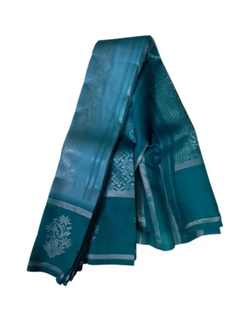 PID-64950-Women-s-Soft-Silk-Wooven-Saree-With-Unstitched-Blouse-5-5-Mtr-Teal-Blue-1-1000x1000-1.webp Generic Women's Soft Silk Wooven Saree With Unstitched Blouse 5.5Mtr (Teal Blue)