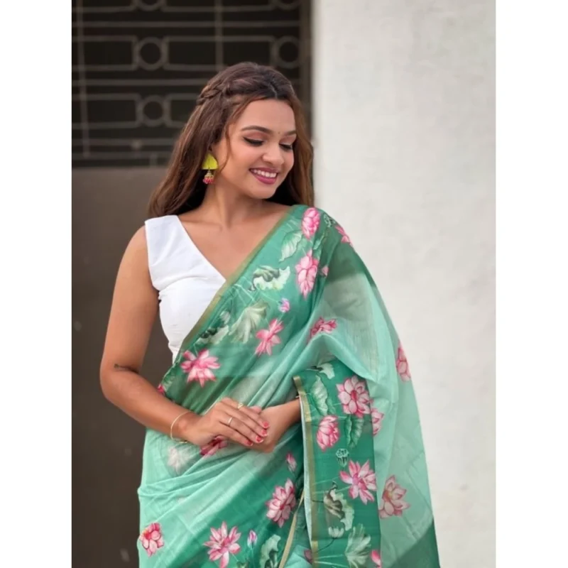 PID-65200-Women-s-Linen-Printed-Saree-With-Unstitched-Blouse-5-5-Mtr-Green-4-1000x1000-1.webp Generic Women's Linen Printed Saree With Unstitched Blouse 5.5Mtr (Green)