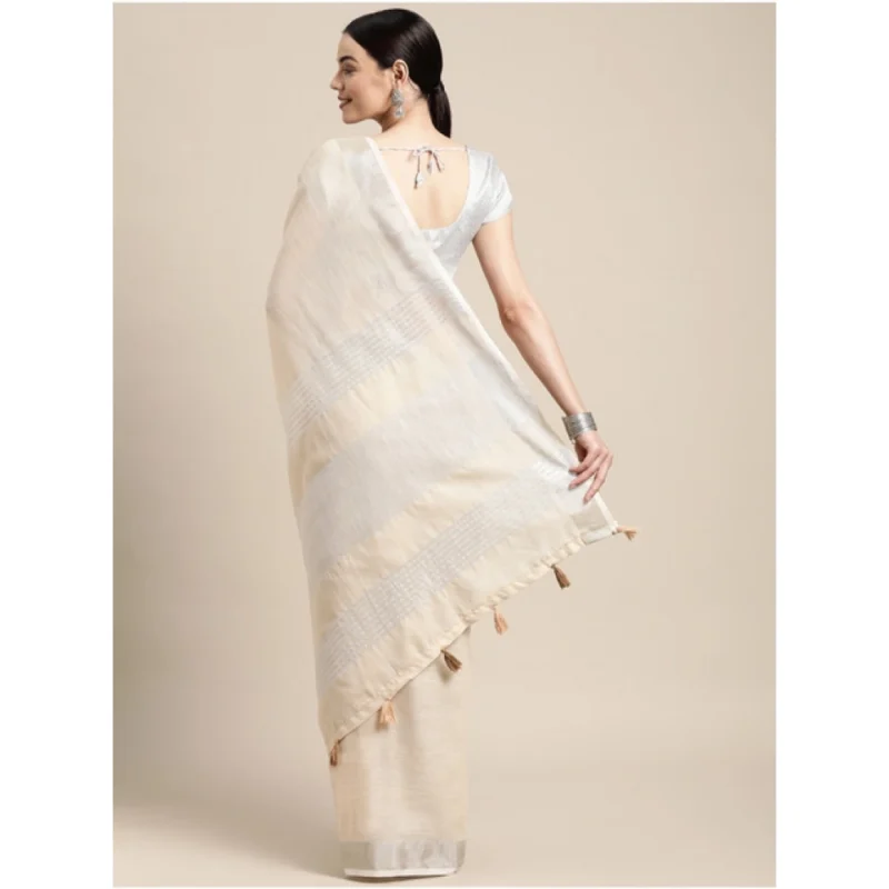 PID-65236-Women-s-Linen-Cotton-Printed-Saree-With-Unstitched-Blouse-5-5-Mtr-Cream-2-1000x1000-1.webp Generic Women's Linen Cotton Printed Saree With Unstitched Blouse 5.5Mtr (Cream)