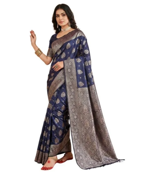 PID-65245-Women-s-Silk-Blend-Printed-Saree-With-Unstitched-Blouse-5-5-Mtr-Navy-Blue-1-1000x1000-1.webp Generic Women's Silk Blend Printed Saree With Unstitched Blouse 5.5Mtr (Navy Blue)