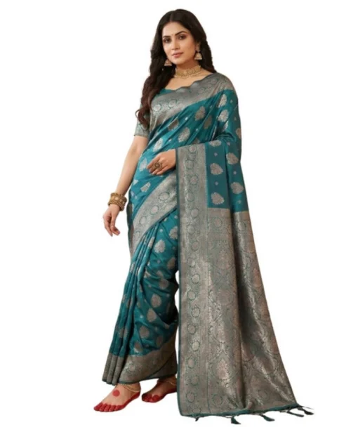 PID-65247-Women-s-Silk-Blend-Printed-Saree-With-Unstitched-Blouse-5-5-Mtr-Sea-Green-1-1000x1000-1.webp Generic Women's Silk Blend Printed Saree With Unstitched Blouse 5.5Mtr (Sea Green)