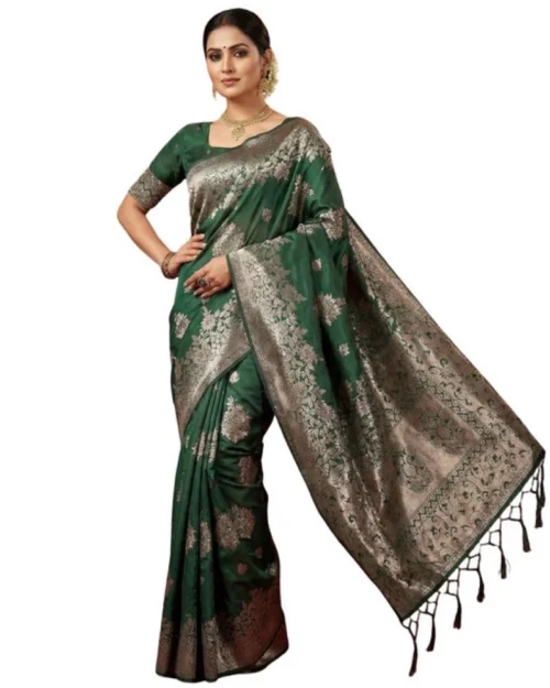 PID-65249-Women-s-Silk-Blend-Printed-Saree-With-Unstitched-Blouse-5-5-Mtr-Dark-Green-1-1000x1000-1.webp Generic Women's Silk Blend Printed Saree With Unstitched Blouse 5.5Mtr (Dark Green)