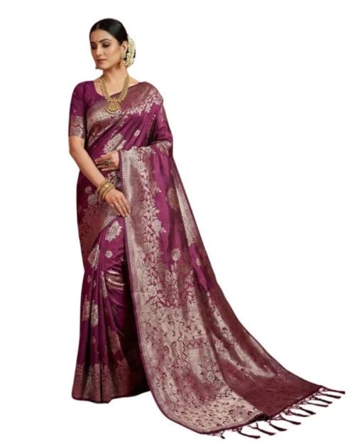 PID-65250-Women-s-Silk-Blend-Printed-Saree-With-Unstitched-Blouse-5-5-Mtr-Purple-1-1000x1000-1.webp Generic Women's Silk Blend Printed Saree With Unstitched Blouse 5.5Mtr (Purple)