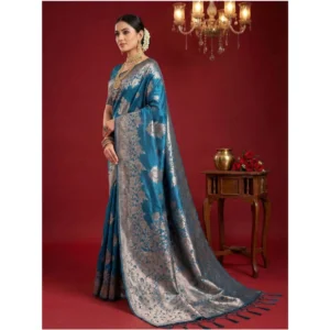 PID-65251-Women-s-Silk-Blend-Printed-Saree-With-Unstitched-Blouse-5-5-Mtr-Teal-Blue-2-1000x1000-1.webp Generic Women's Silk Blend Printed Saree With Unstitched Blouse 5.5Mtr (Teal Blue)