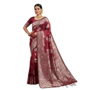 PID-65252-Women-s-Silk-Blend-Printed-Saree-With-Unstitched-Blouse-5-5-Mtr-Maroon-1-1000x1000-1.webp Generic Women's Silk Blend Printed Saree With Unstitched Blouse 5.5Mtr (Maroon)